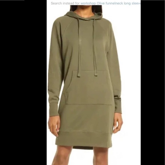 Workshop Dresses & Skirts - NWT WORKSHOP Olive LongSleeve Dress.